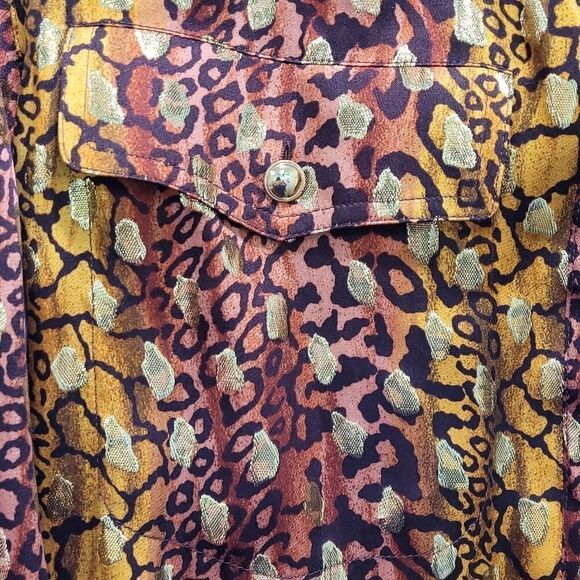 ESCADA BY MARGARETHA LEV 💯%SILK TOP SIZE 34 NWOT - Picture 5 of 7